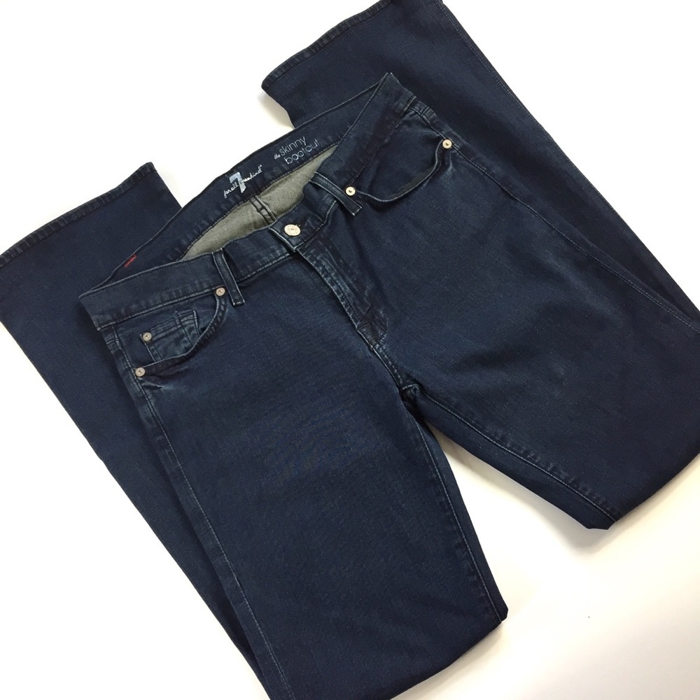 7 For All Mankind Skinny Bootcut Jeans 32 nwt